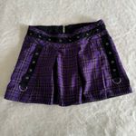 Tripp NYC Vintage Mini Skirt Womens XS Goth Y2K Grunge Black Reversible Rare Photo 1