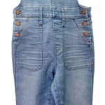 Madewell NWT Overalls Hewitt Wash Skinny Crop Denim Stretch Jeans Size Medium Photo 4