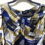 Nine West  Sateen BLOUSE‎ Blue Photo 8
