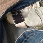 7 For All Mankind  Blue Flare Jeans Size 28 Modern Dojo High Rise Traveler Denim Photo 6