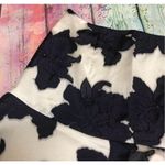 Reiss  Women’s Ilse Jacquard Floral Mini Skirt size 6 US/ 10UK/ 38EU Midnight nav Photo 2