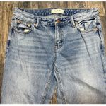 We The Free Jeans Vintage Raw Hem Fringe Flare Bell Bottom Light Wash Size 26 Photo 5