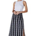 Bobi NWT! Los Angeles Maxi Smocked Skirt with Slit - Size Large Photo 0