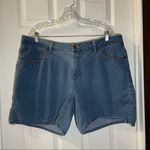 Faded Glory  Medium Wash Denim Jean Shorts size 20W Photo 0