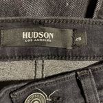 Hudson Jeans Hudson Nico Mid Rise Super Skinny Staple Detail Jeans In Undercover Black 25 NWT Photo 4