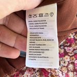 Bardot  Revolve Ruched Ditsy Floral Puff Shoulder Crop Top Blouse Size S Photo 7