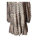 Generation Love Brown Leopard Print Balloon Sleeve Rumi Mini Dress Size XS Photo 6