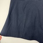 Betabrand  Work It Skort Navy Blue Pinstripe A-Line Skirt Sz Small Casual Career Photo 13