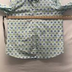Croft & Barrow Geometric Button Up Shirt Green Large Photo 11