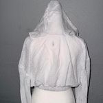 Free People  Movement Size XS Fishnet Mesh Cropped White Photo 2