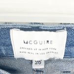 McGuire Denim McGUIRE Valletta Straight Leg Frayed Hem Distressed Jeans, Size 26 Photo 2