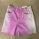 BDG NWT Urban Outfitters  longline carpenter ombré denim jean cutoff shorts sz 30 Photo 0