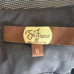 Eva Franco Matsuko Skirt Plaid Pleat Detail Size 6 New‎ Black Photo 5