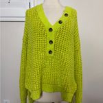 Free People Women's Whistle Thermal Henley Sweater Photo 2