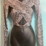 May pink 5 for $20 Tops Bundle Metallic criss cross design top Photo 0