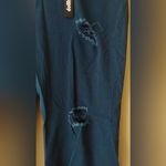 Dollhouse Teal Blue Distressed Skinny Ankle Length Jeans Modcloth Size 20 NEW Photo 2