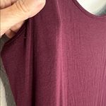 Universal Standard  Ribbed Cami Dress Burgundy Midi Modal Minimalist Indie Acai Photo 2