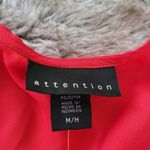 Attention  Sleeveless Cowl Neck Polyester Top Red Size Medium Photo 3