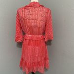 VICI Ew without tags Red Ruffled V-Neck Dress by Photo 2