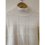 Akris Punto Cream Tonal Intarsia Check Turtleneck Size 6 Workwear Copy Photo 2