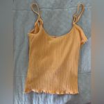 American Eagle Outfitters Mustard Ribbed Camisole Photo 2