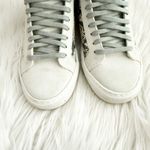 P448  | Star High Top Sneaker Silver Python Snake Print Gray Inside Zipper | 38 Photo 8