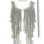 Free People Comeback Kid Ear Party NWT Dangles Rhinestones Fringe Western Boho Photo 0