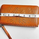 Women's Fall Color Cognac Multiple Compartment Wallet Photo 5