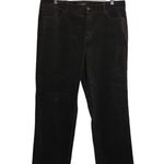 Talbots Plus Size Dark Brown Coffee Colored Corduroy Pants Photo 2
