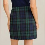 Rihoas Green Plaid Straight Mini Skirt Size 6 Photo 1
