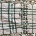 Edinburgh 100% Lamb’s Wool Scotland Pink/Gray Plaid Fringe Scarf See Pics Pink Photo 5