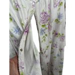 Earth Angels Floral Button Front Nightgown Grandma Cottagecore Loungewear XL Photo 5