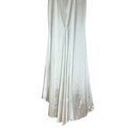 Lulus Lulu’s Sensational Promise White Satin Square Neck Mermaid Dress Women’s XL Photo 7