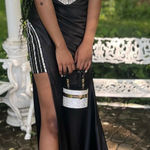 Black sparkly corset prom dress Photo 0