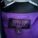 Jeffree Star Jeffree Starr Black & Purple Bomber Jacket Size Large Photo 3