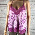 INC  Lingerie Tank Tie Dye Lace-Inset Tank Top, LARGE Photo 0