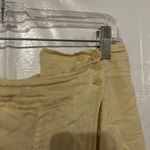 Eileen Fisher  Yellow Cotton Wrap Skirt Size Small Photo 2