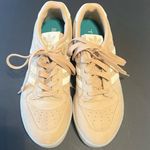 Adidas basketball cream and beige leather sneakers, sz 8 women’s, NEW! Photo 1