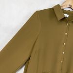 Aker Womens Tunic Top Size 38 (M) Modest Minimalist Lagenlook Eurostyle Lagom Green Size M Photo 2