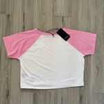 NWT RHUDE WOMEN'S PAISLEY PINK RAGLAN CROPPED TEE 2XL Size undefined Photo 4