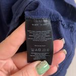 Anthropologie Moulinette Soeurs Embroidered Nautical Navy Sz Medium Top Photo 8