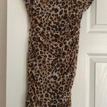 Taboo  Strapless Mini Dress Leopard Cheetah Sparkly Photo 0