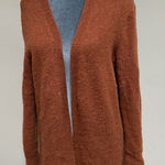 Madewell  XS merino wool alpaca blend cardigan sweater burnt orange brown Photo 0