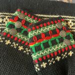 Norway sweater Nordstrikk a/s festive holiday ski sweater Black Size XS Photo 8
