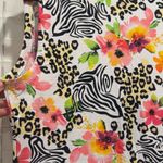 IBKUL Floral Animal Print Sleeveless Dress Size M Golf UPF Athletic quarter Zip White Size M Photo 6
