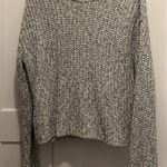 Harper Heritage Sweater Women’s Size Medium Heathered Blue Pullover Cropped Photo 0