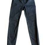 Madewell 9" High-Rise Skinny Pants Jeans Coated Collection Black Size 30 Women's Photo 0