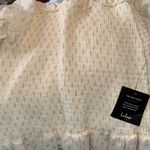 Lulus  gold shimmer dot ruffle mini dress NWT size small‎ Photo 2