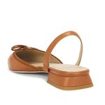 Chelsea Paris Yona Flats in Nutshell 39 with box Womens Low Heel Slingbacks Brown Size 8 Photo 2