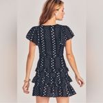 Love Shack Fancy  • Mini Dress • Higgins • Black Satin • Silk Blend • MSRP $595 Photo 2